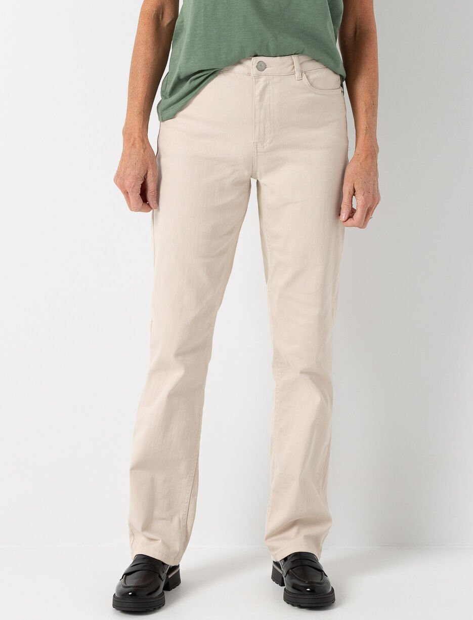 Pantalon jambes droites uni