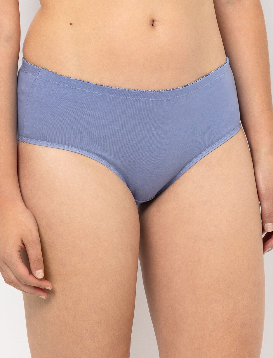 Culotte régulière à taille dentelle