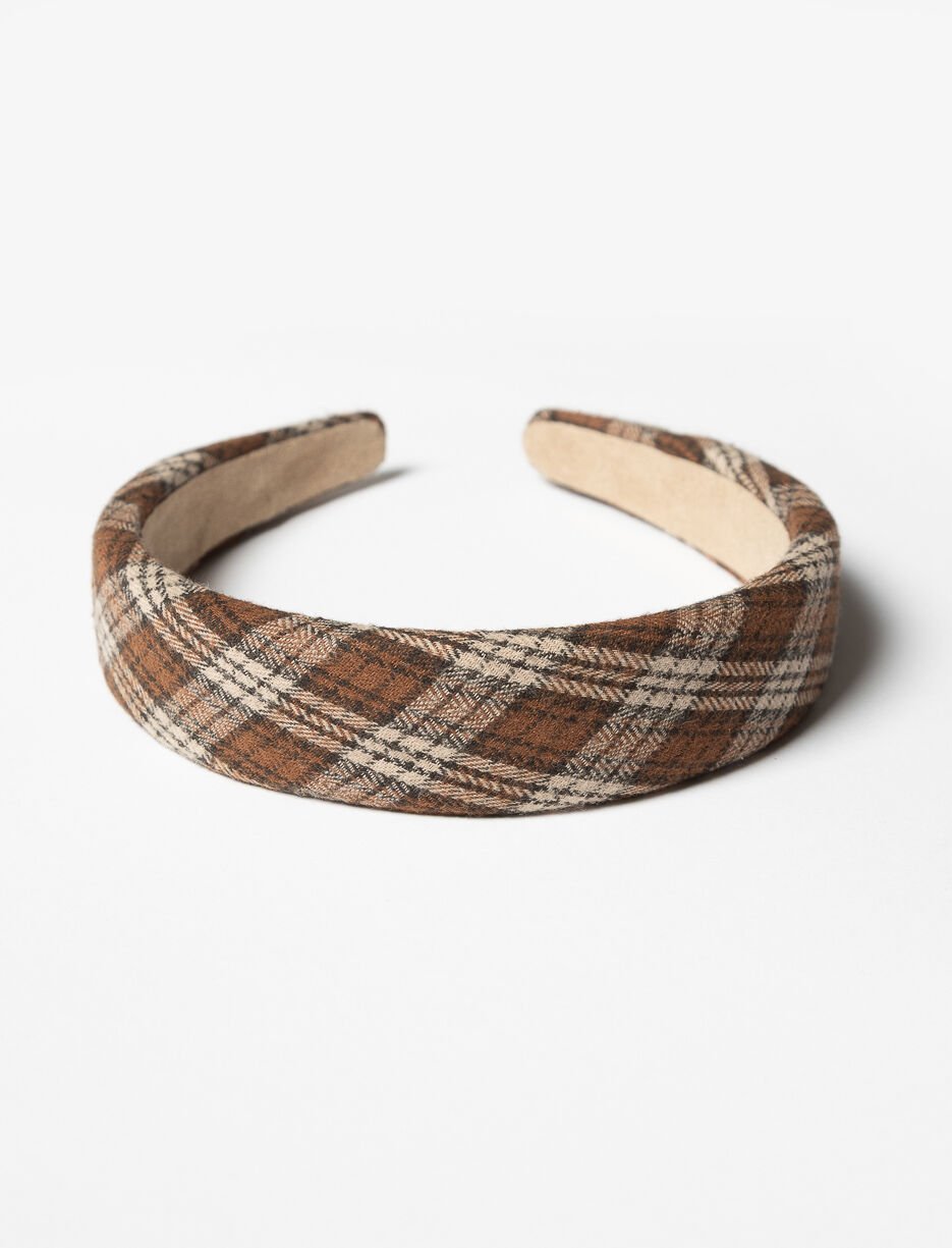 Serre-tête à carreaux