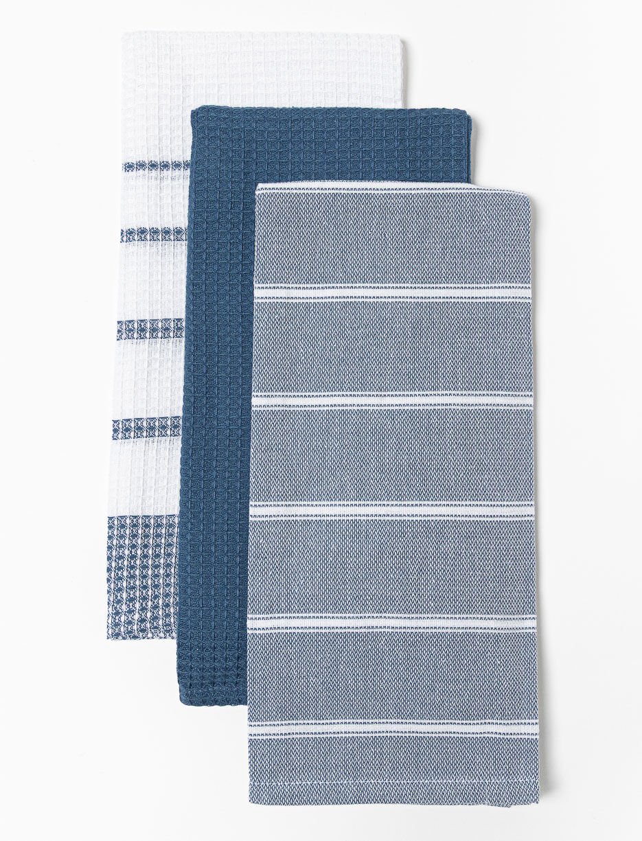 Serviettes à vaisselle texturées - paquet de 3 Serviettes à vaisselle texturées - paquet de 3