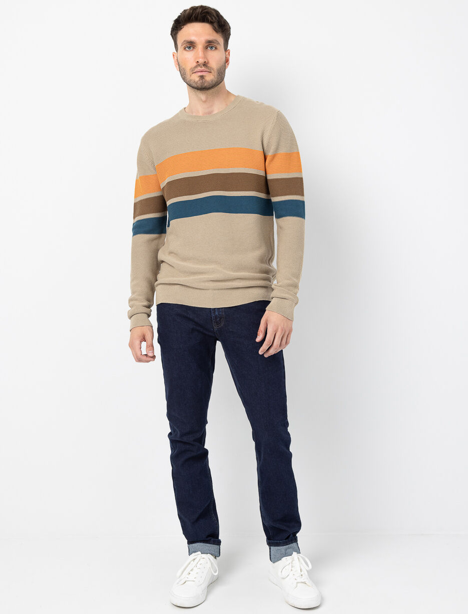 Jean droit à taille basse