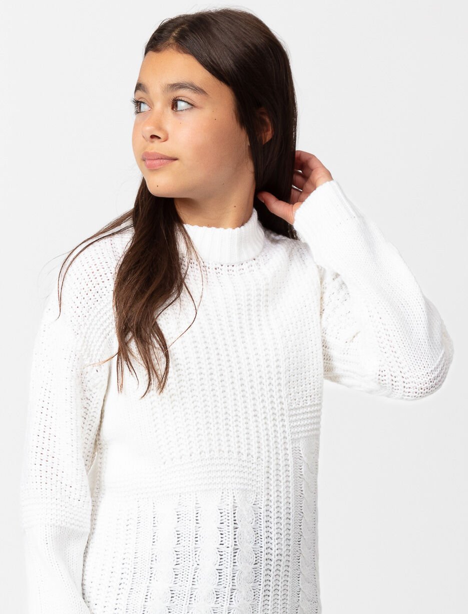 Chandail en tricot uni