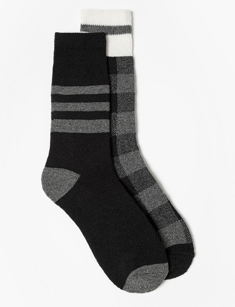 Striped Crew Socks - Pack of 2