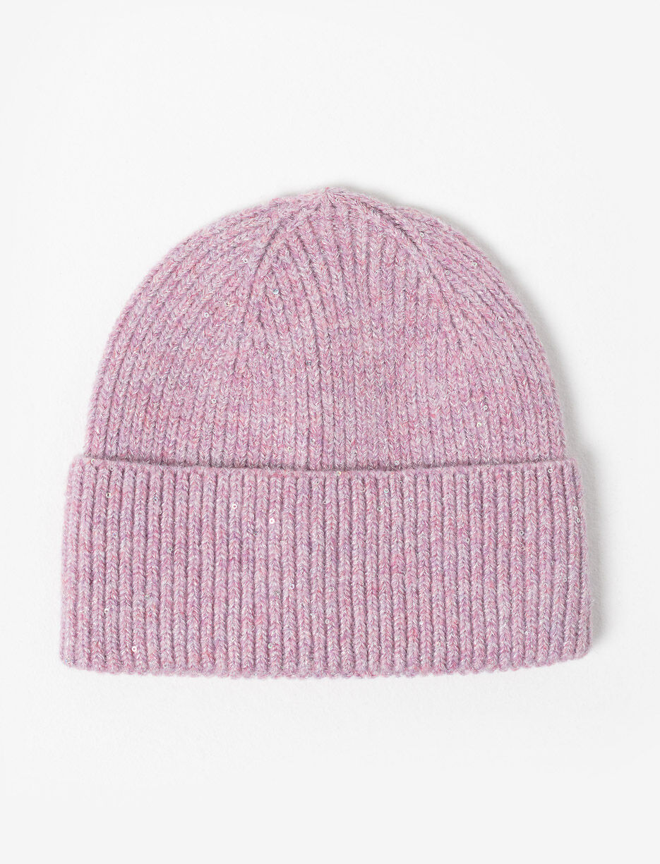 Tuque en tricot côtelé - petite fille