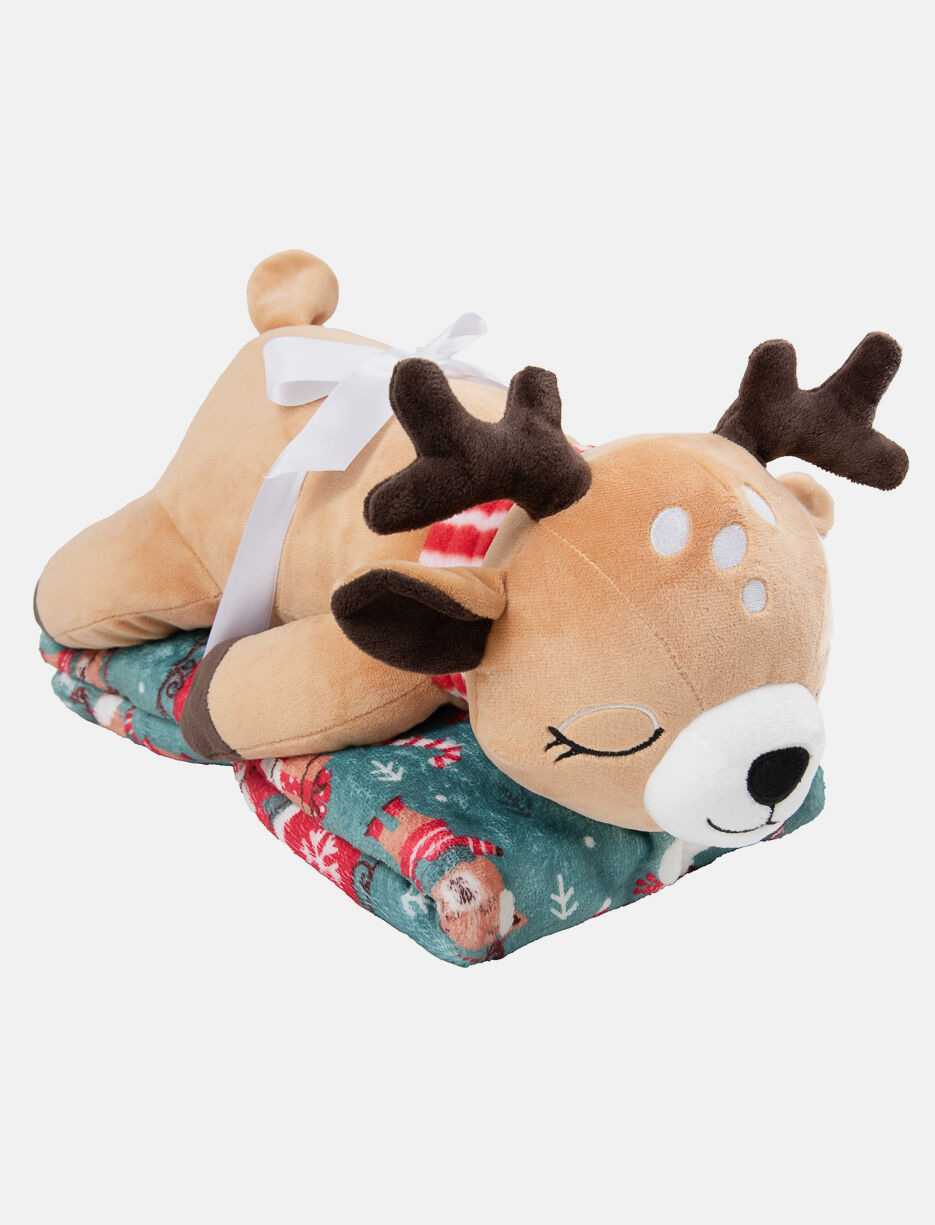 Ensemble de jeté et peluche Ensemble de jeté et peluche