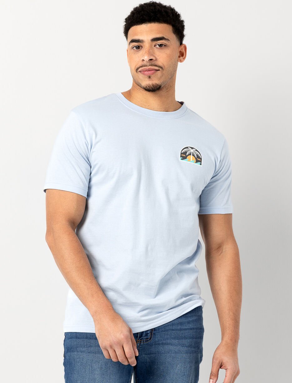 T-shirt en coton bio imprim&eacute; au dos