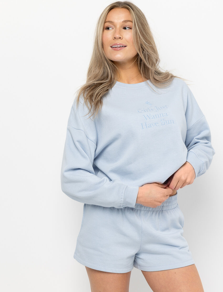 Elastic-waist Fleece Shorts