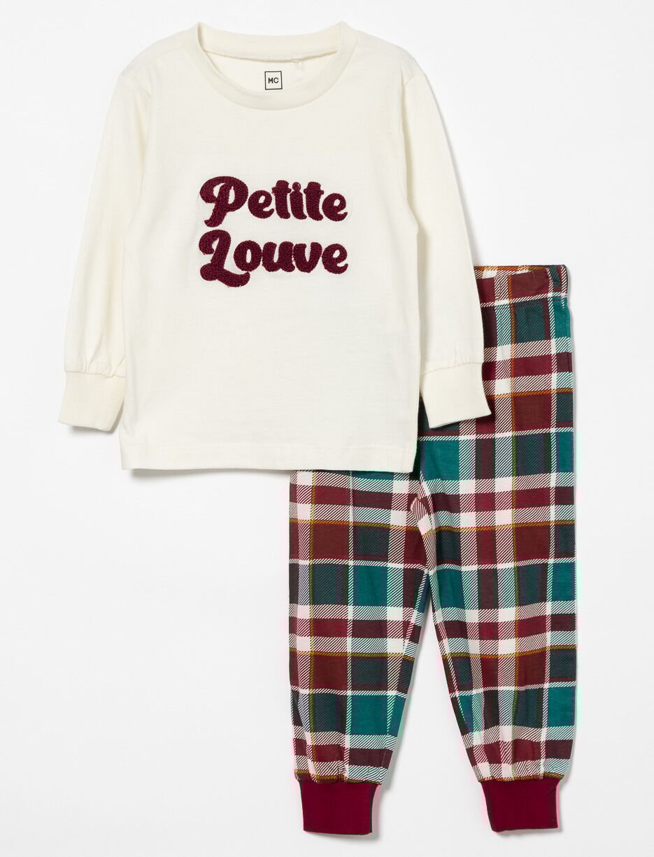 Plaid 2-piece PJ Set - Baby Girl