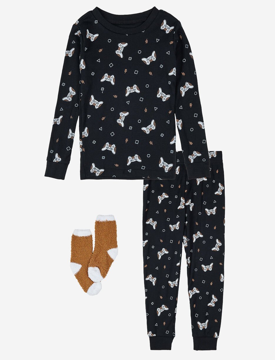 Pyjama 2 pièces imprimé - ado garçon