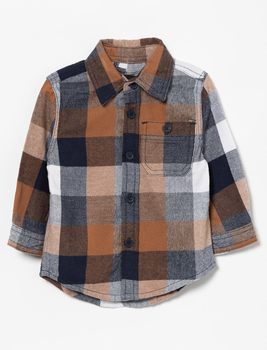 Chemise en flanelle à carreaux - bébé garçon