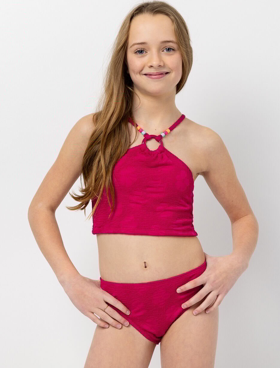 Maillot 2 pi&egrave;ces &agrave; anneau d&eacute;coratif