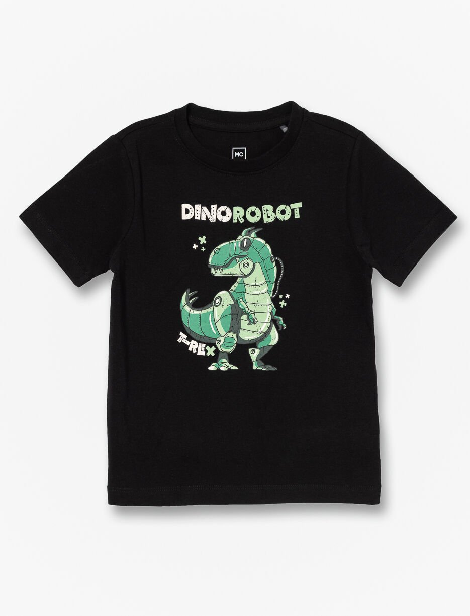 Printed Crew-neck T-shirt - Little Boy