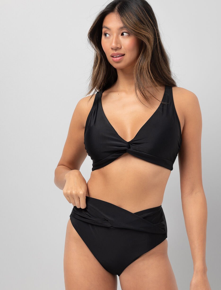 Haut de bikini croisé bonnet D