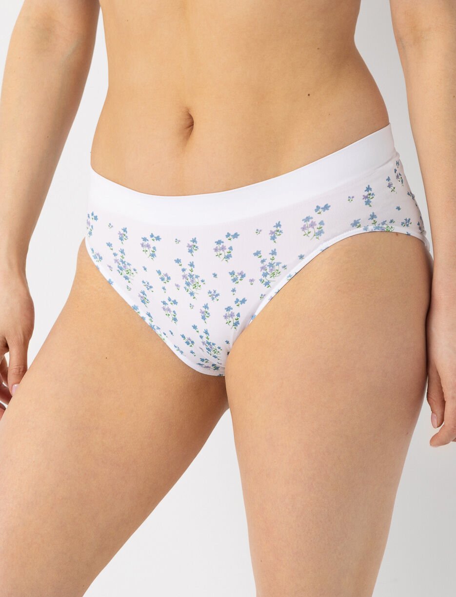 Culotte taille haute à motifs