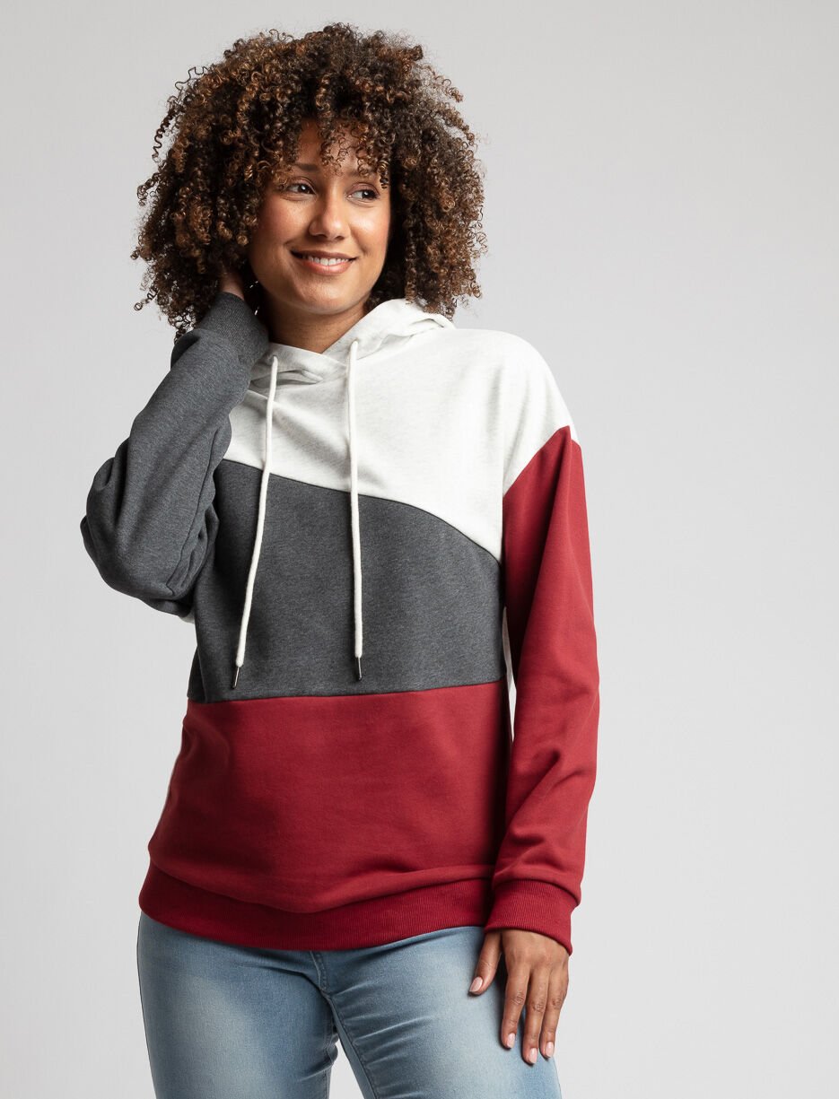 Colour Block Hoodie