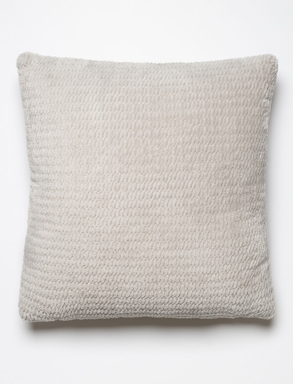 Coussin uni texturé