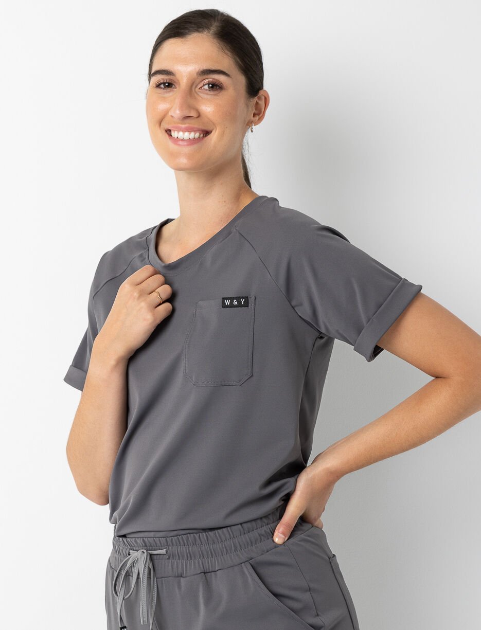 Haut d'infirmière uni