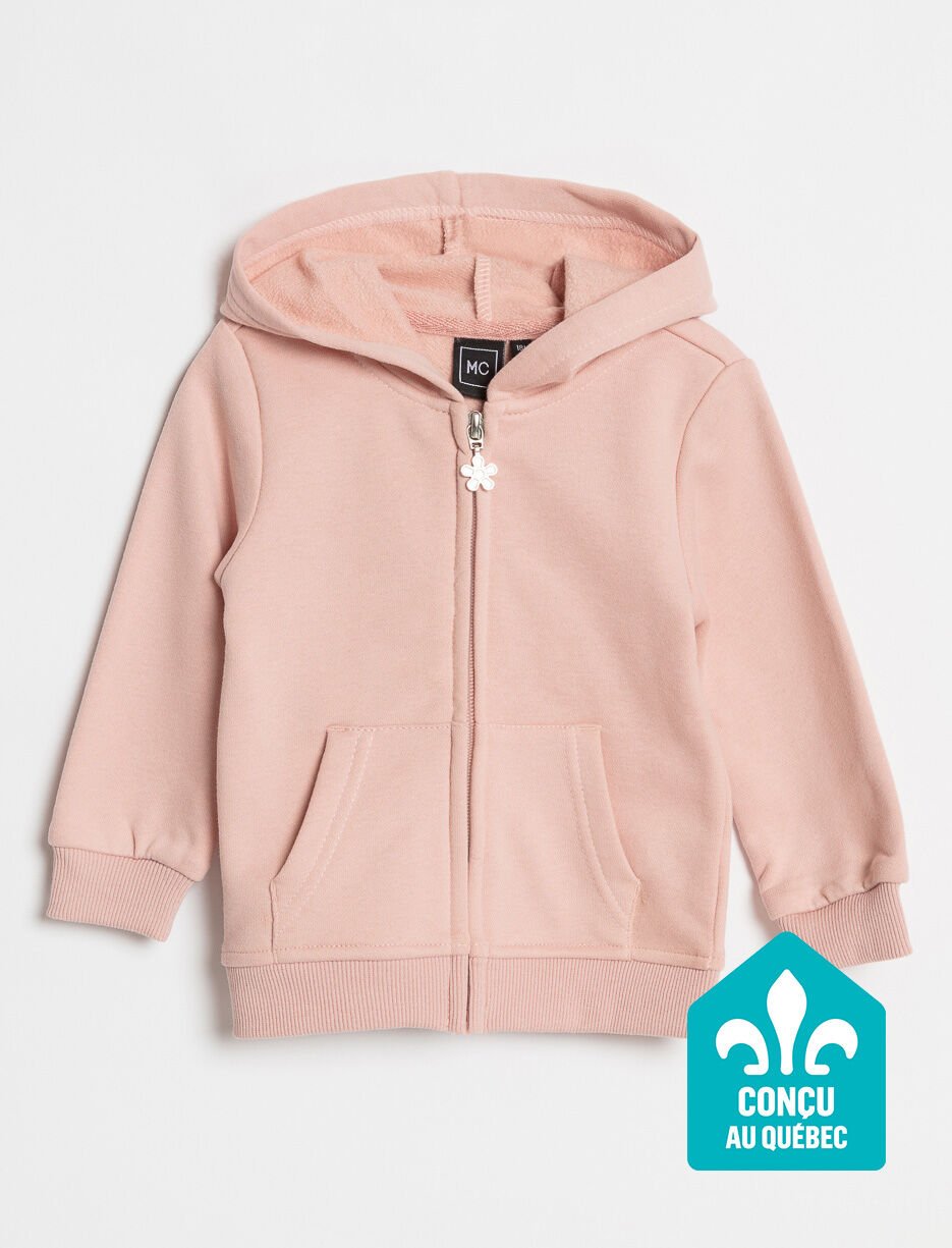 Kangourou zippé uni Kangourou zippé uni