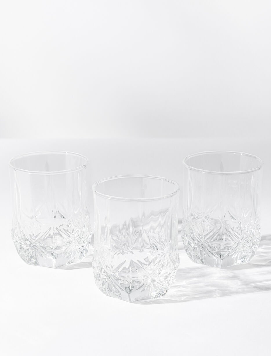Brighton Textured Glass Tumblers - Set of 3