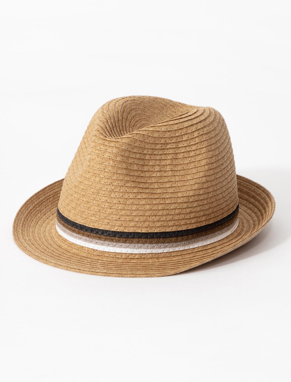 Straw Trilby Hat