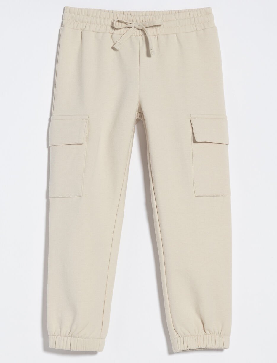 Jogger uni à poches cargo