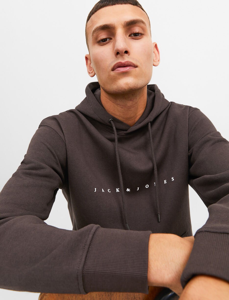 Printed Hoodie with Kangaroo Pocket