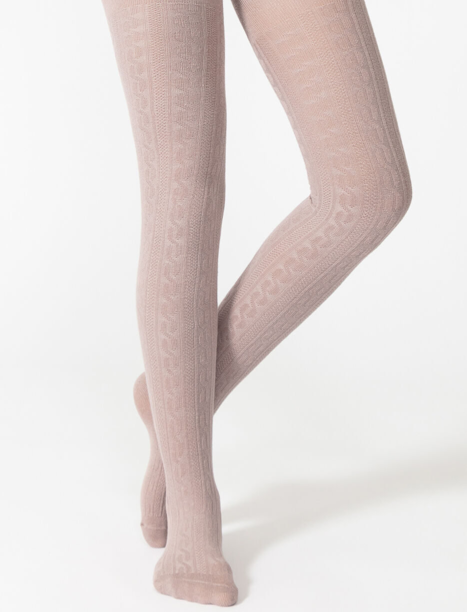 Collant texturé opaque