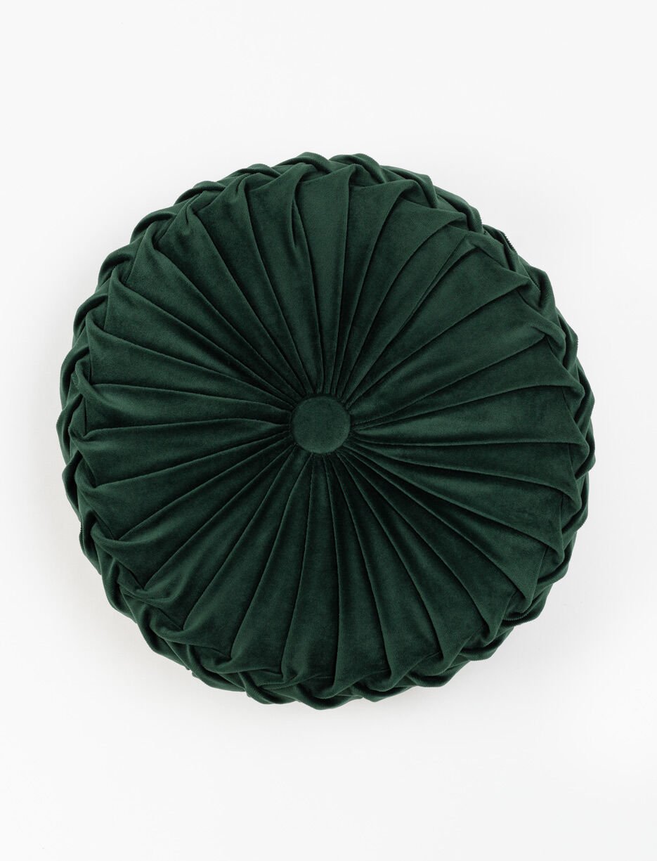 Coussin en velours rond