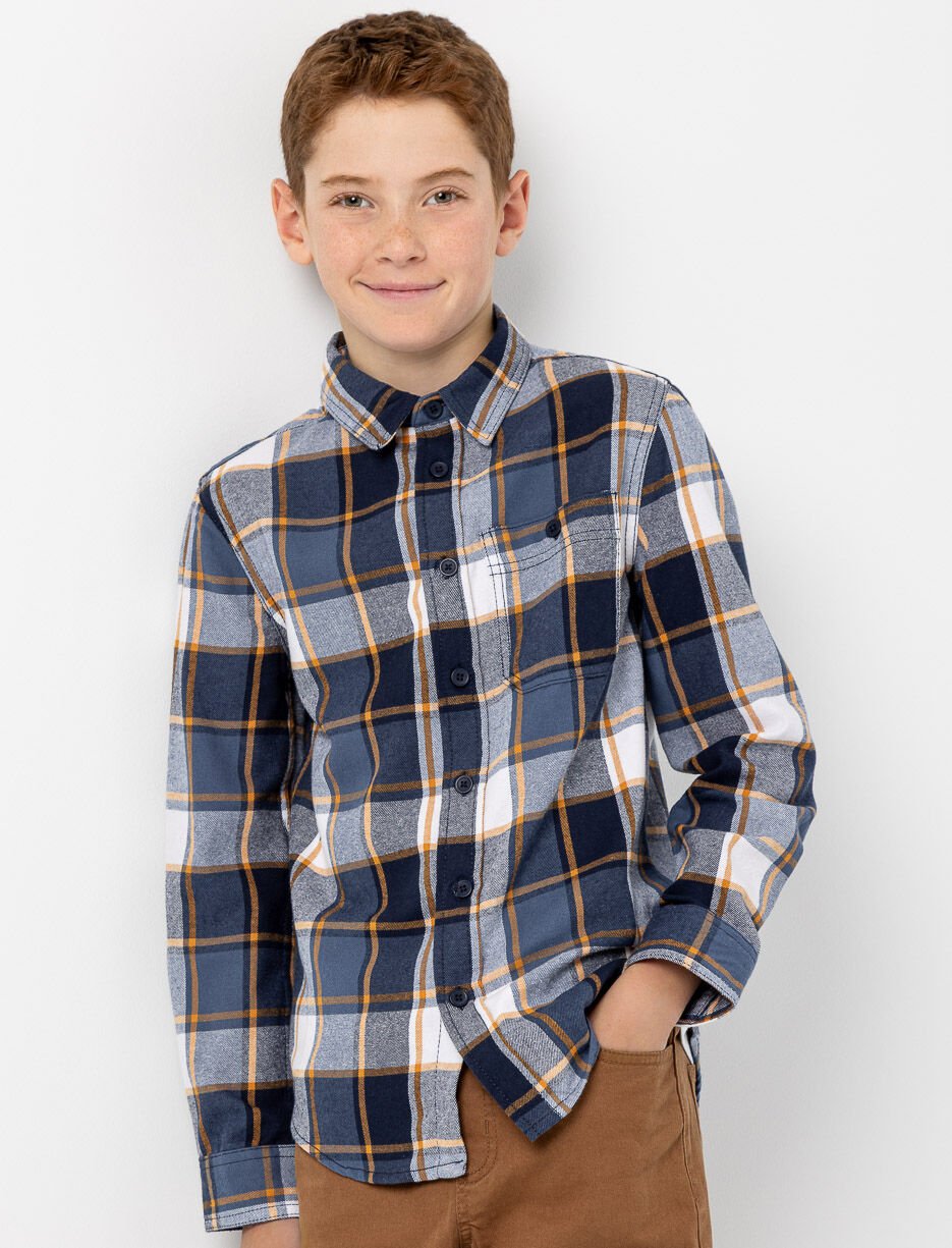 Chemise en flanelle à carreaux