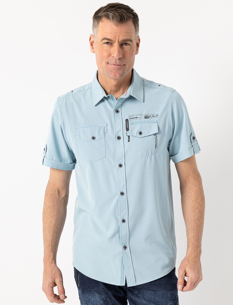 Solid Short-sleeve Shirt
