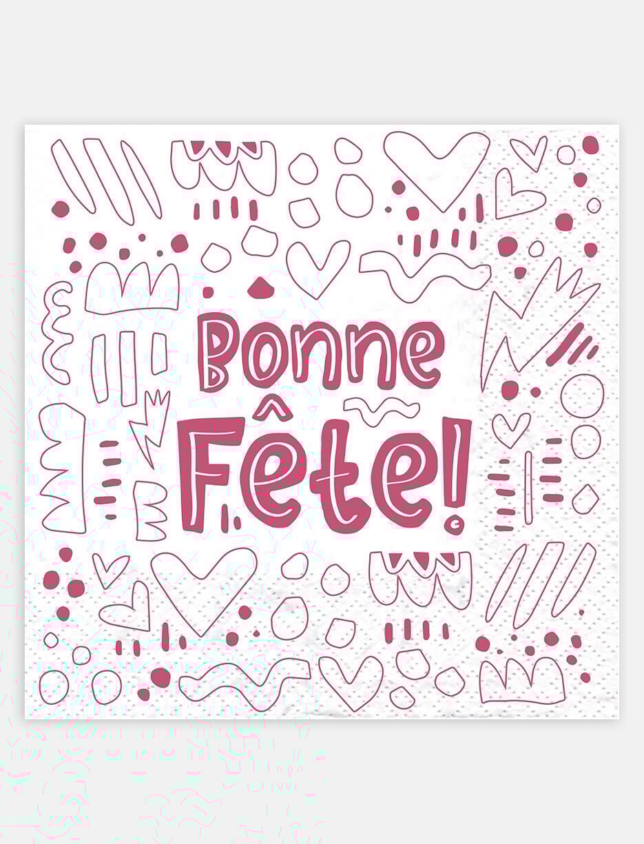 Serviettes de table en papier Serviettes de table en papier