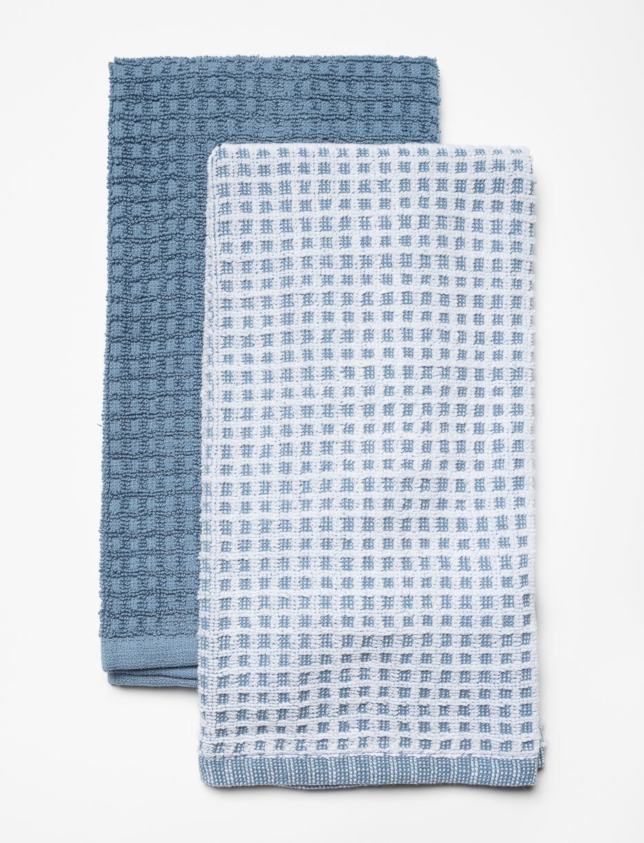Serviettes à vaisselle en ratine - paquet de 2 Serviettes à vaisselle en ratine - paquet de 2
