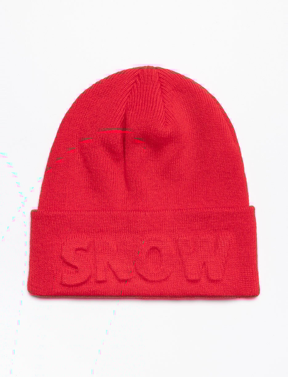 Tuque en tricot à revers