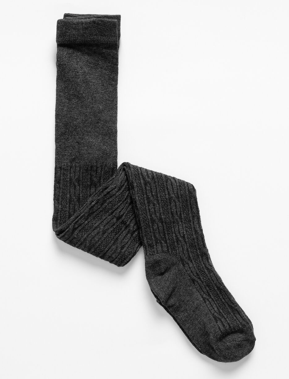 Collant texturé opaque - bébé fille