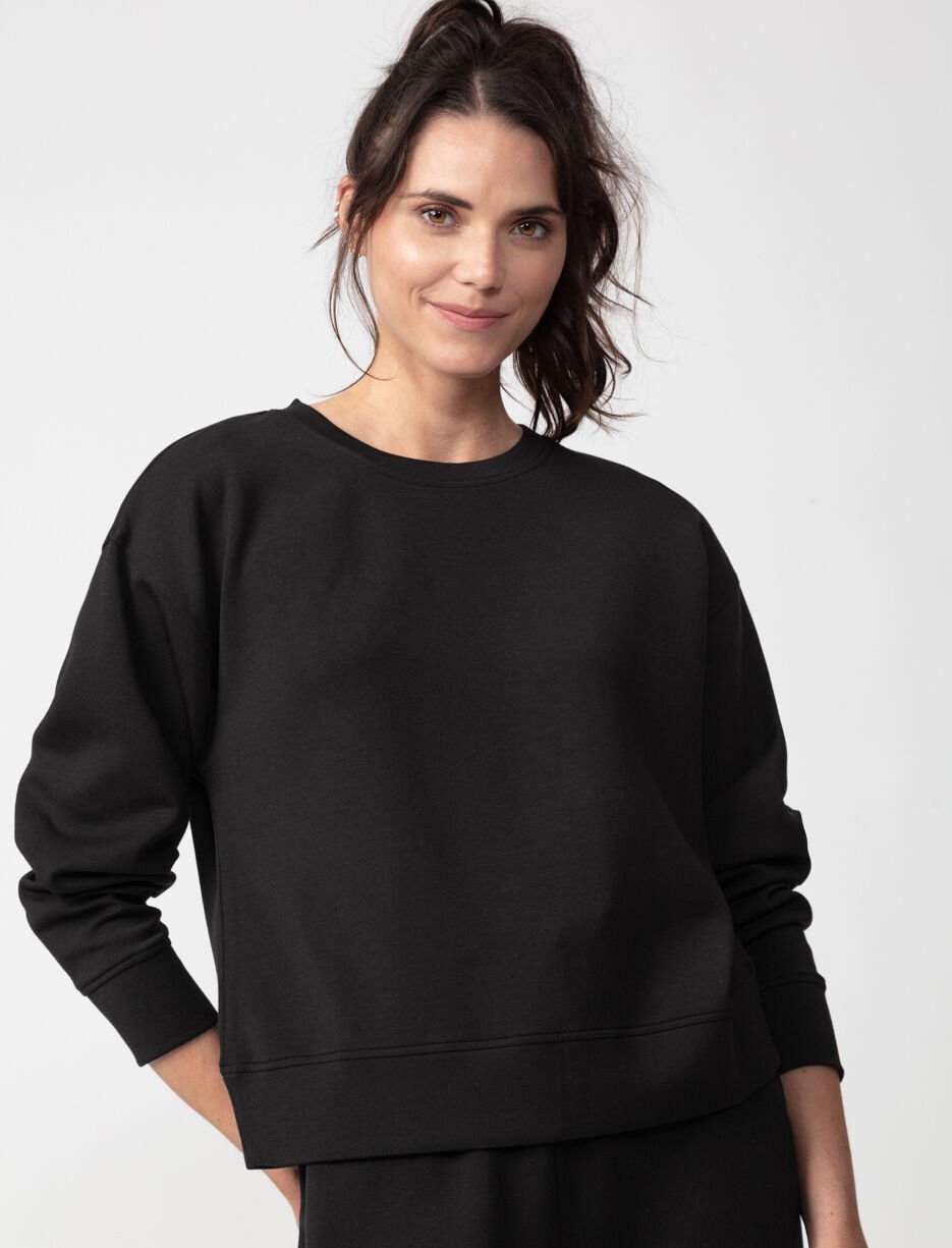 Cropped Sports Sweater