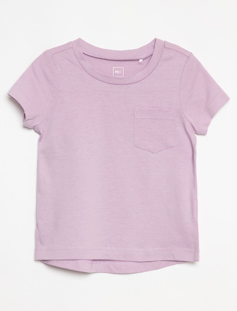 T-shirt à poche uni