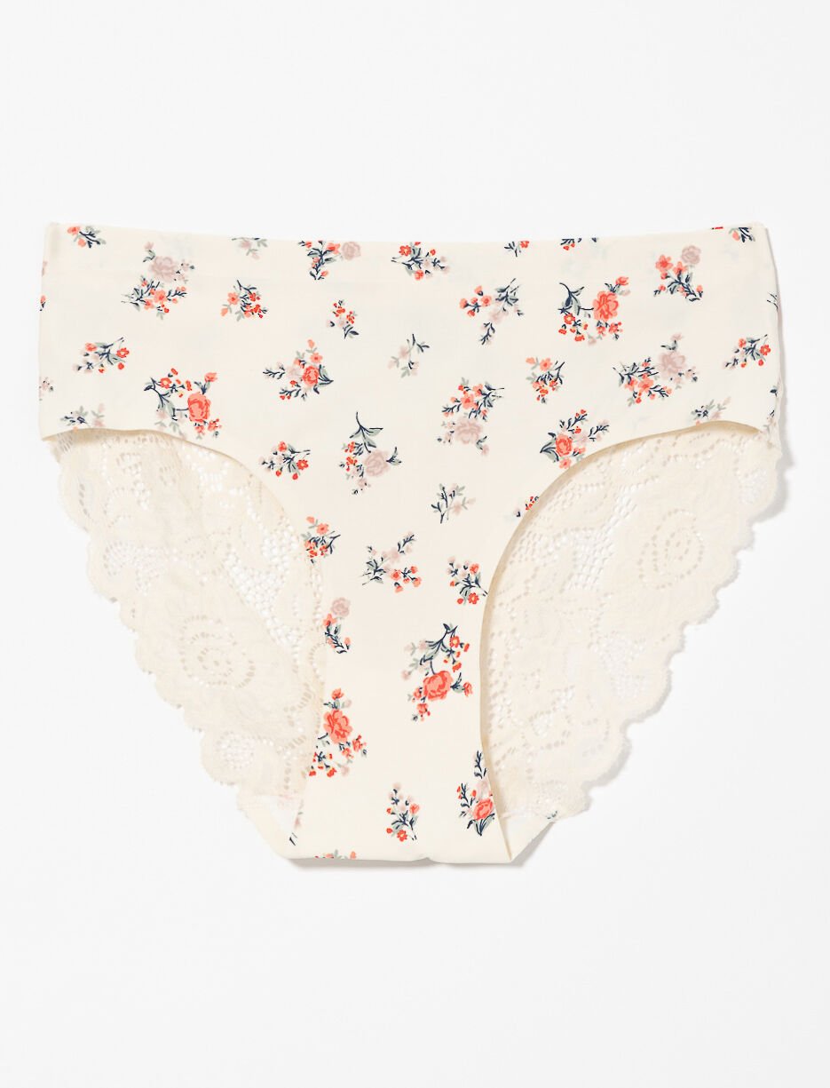 Culotte bikini à dentelle