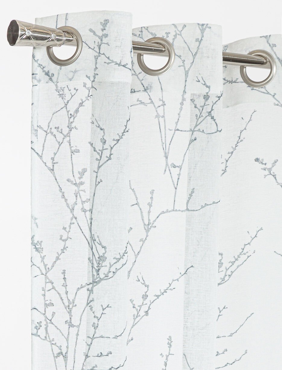 1 panneau de rideau à motifs