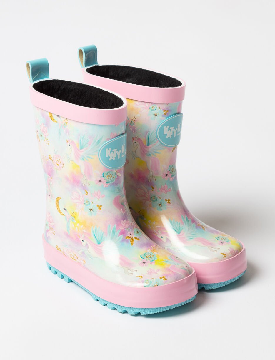 Botte de pluie à motifs fleuris Botte de pluie à motifs fleuris