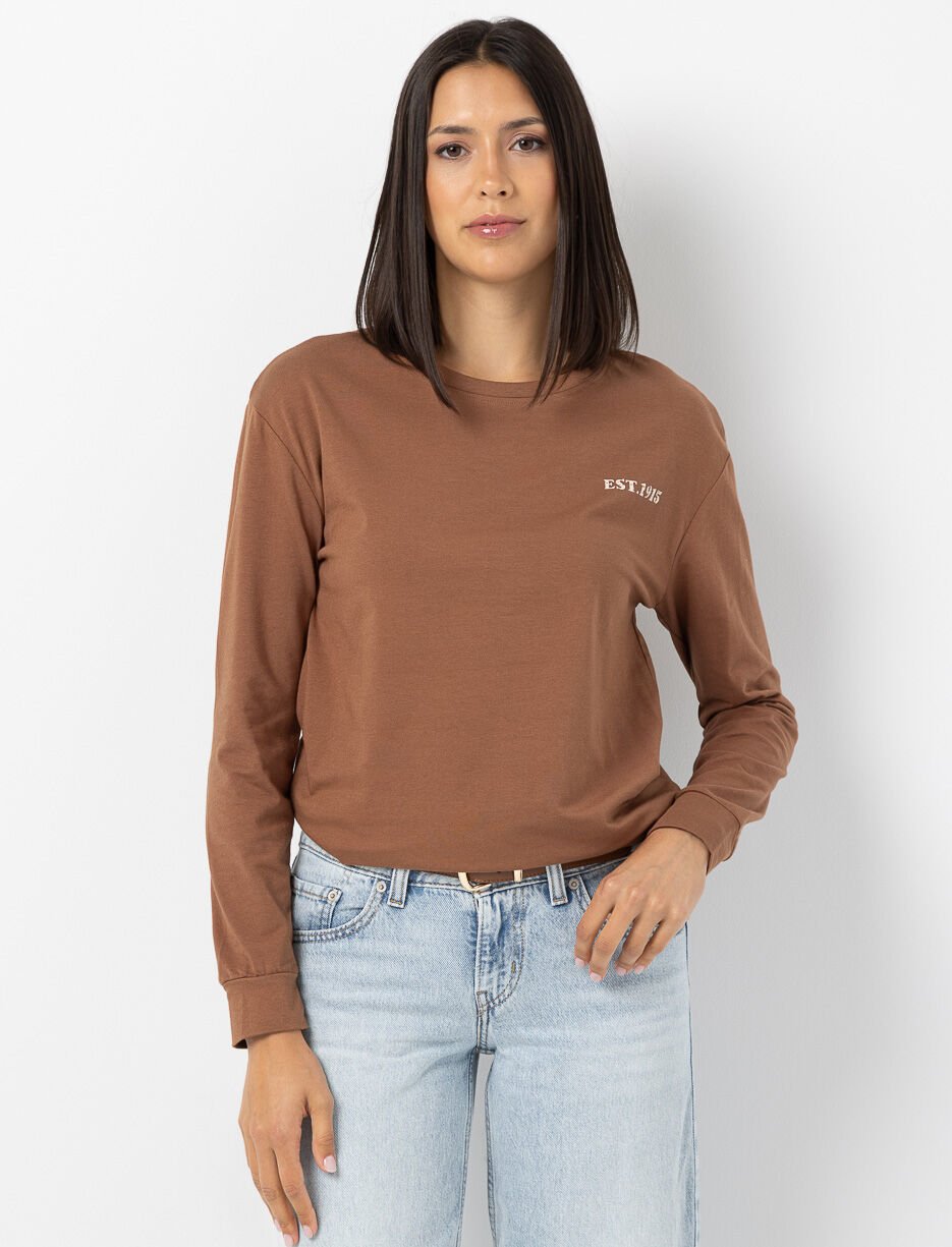 T-shirt imprimé à col rond