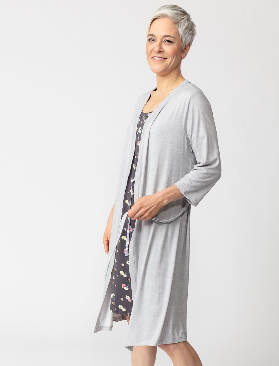 Robe de chambre chinée