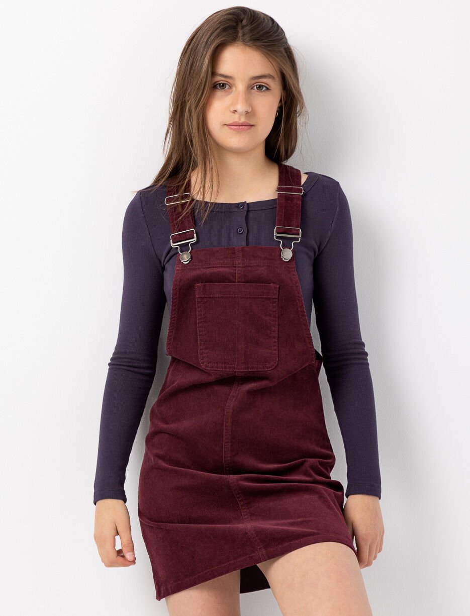 Corduroy Overall Dress