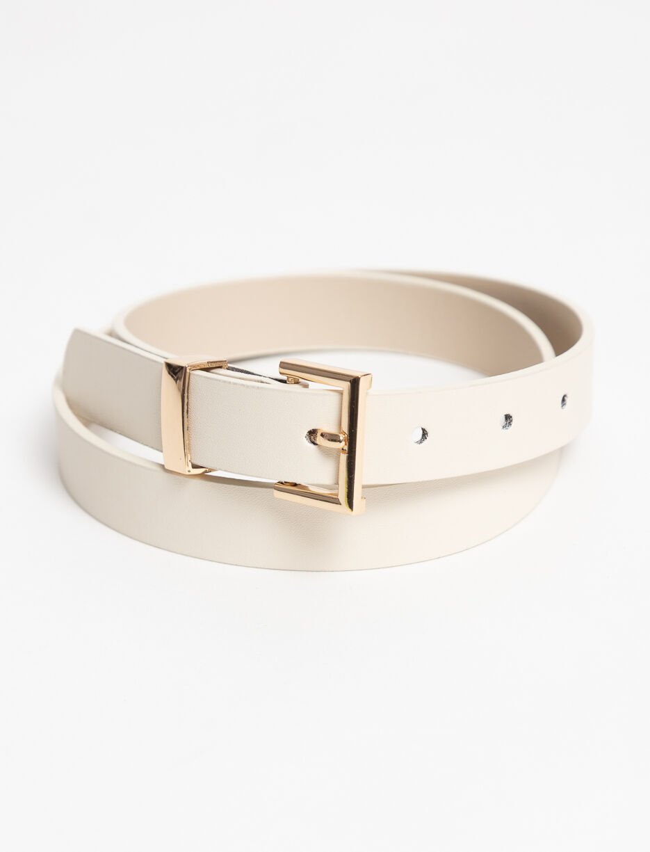 Ceinture à boucle carrée