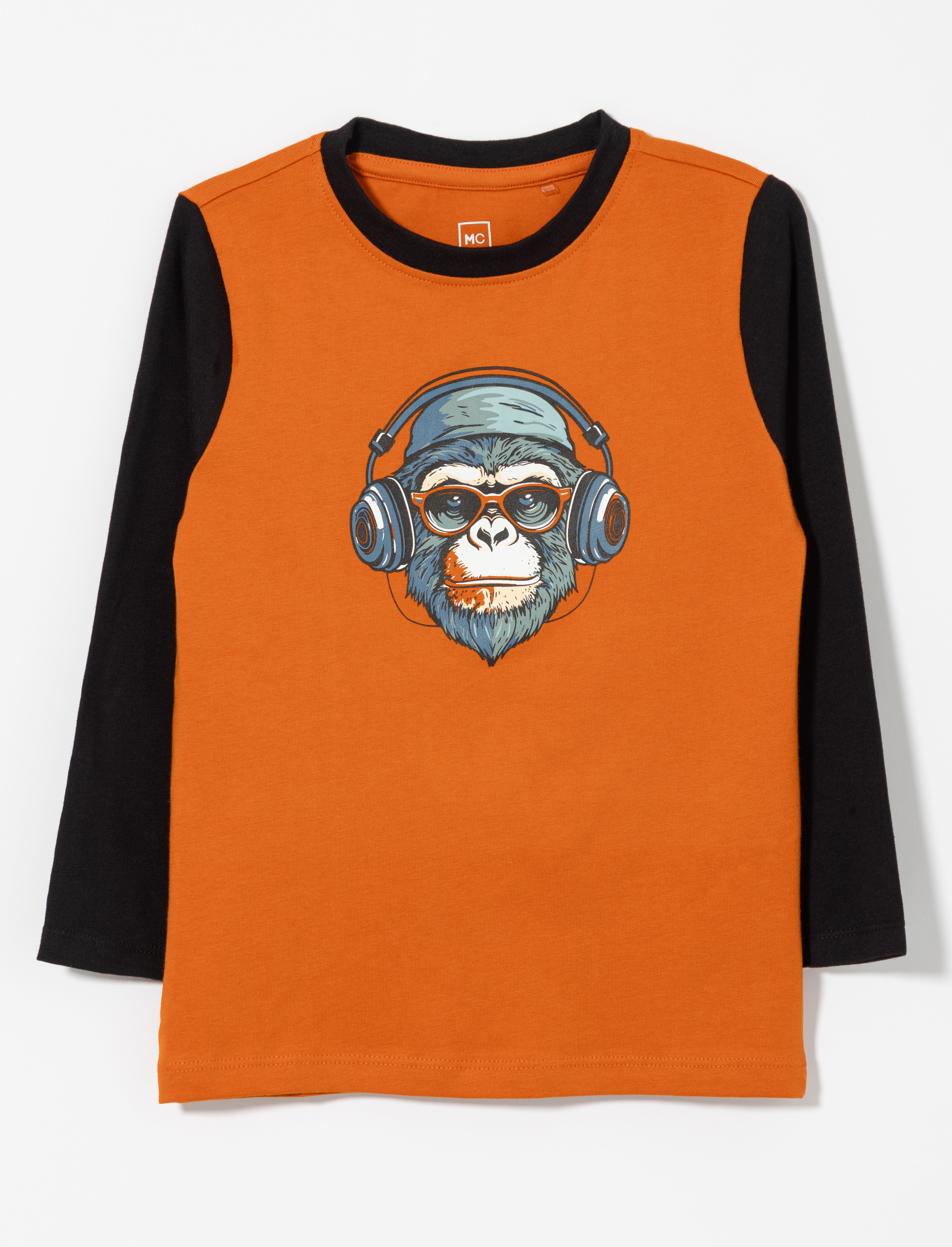 T-shirt imprimé à col rond - petit garçon