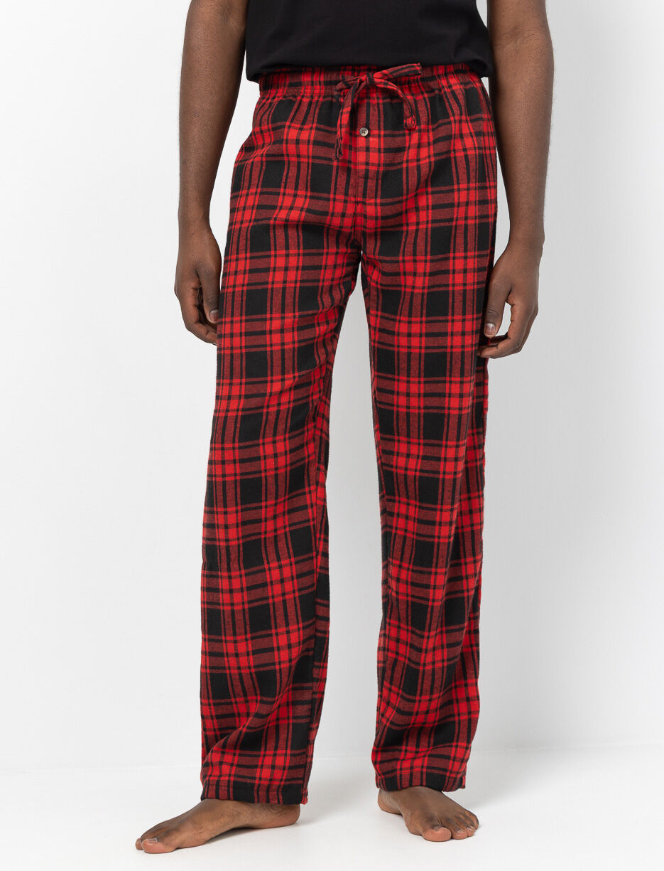 Pantalon de pyjama en flanelle à carreaux