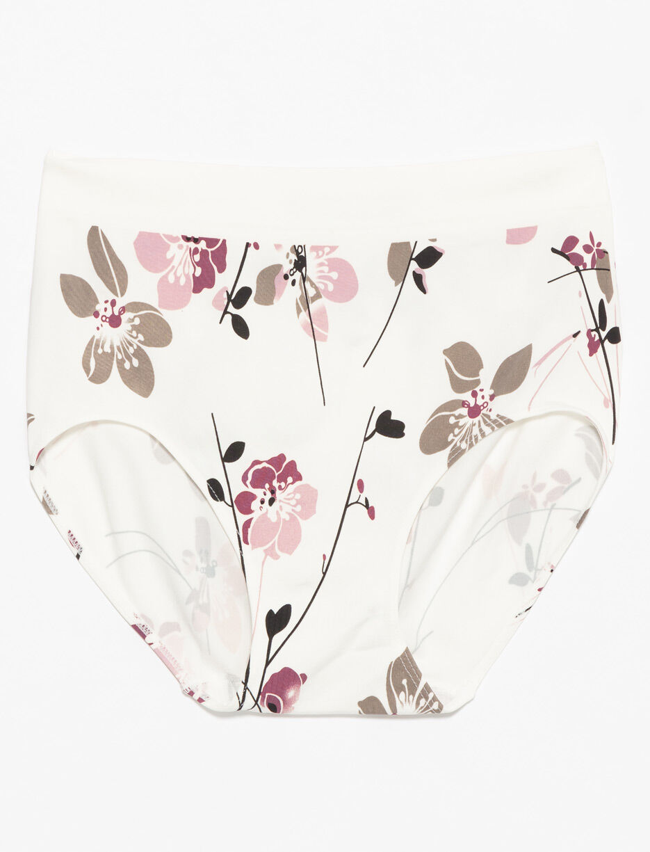 Culotte taille haute imprimée