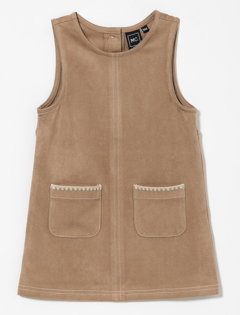 Faux Suede Dress - Baby Girl