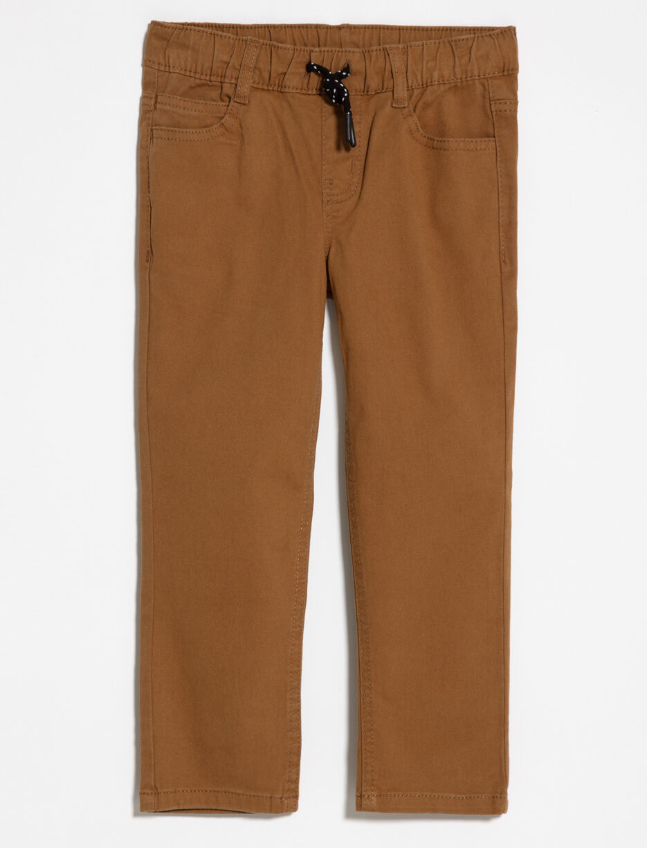 Pantalon droit à taille élastique