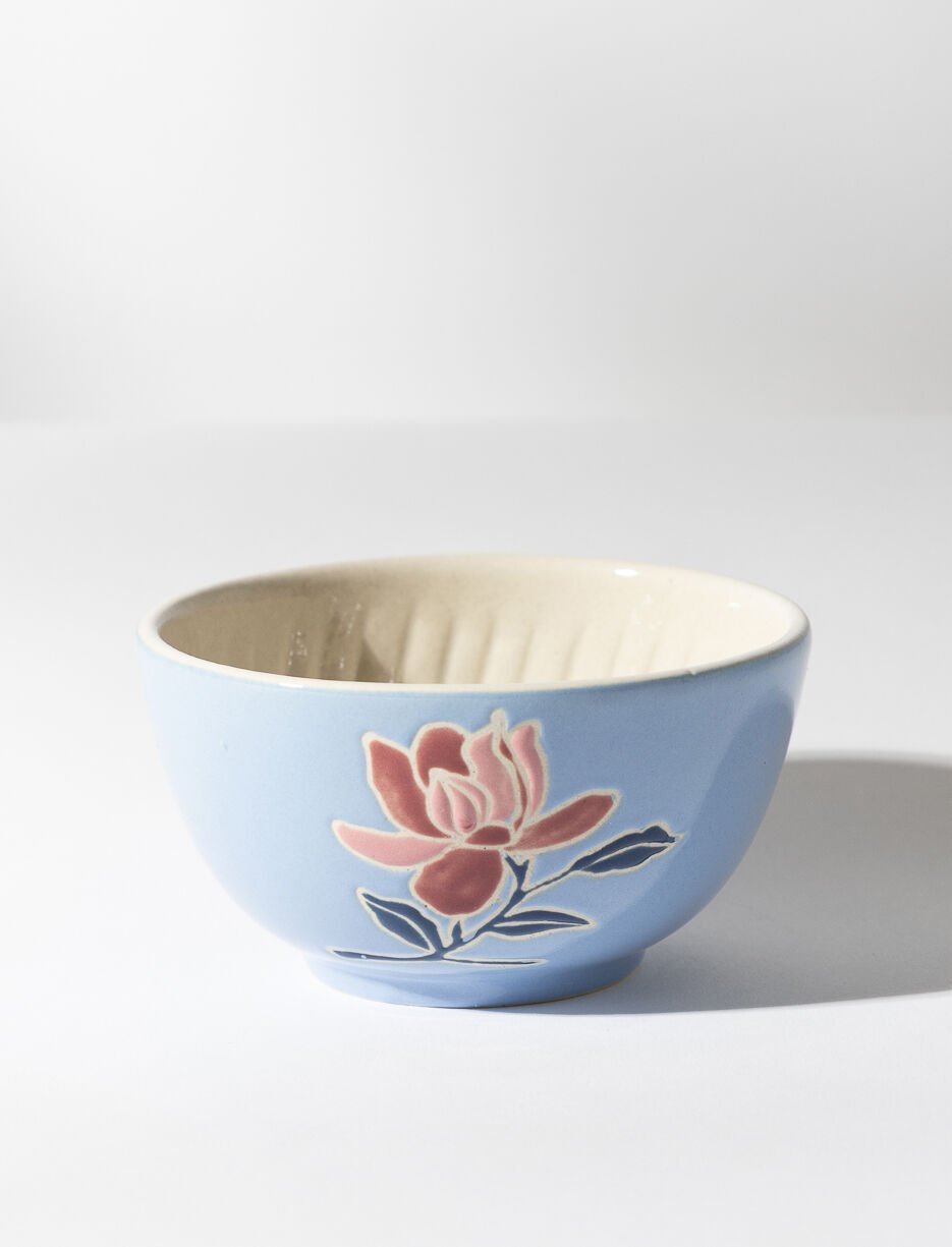 Bol en céramique à motif floral