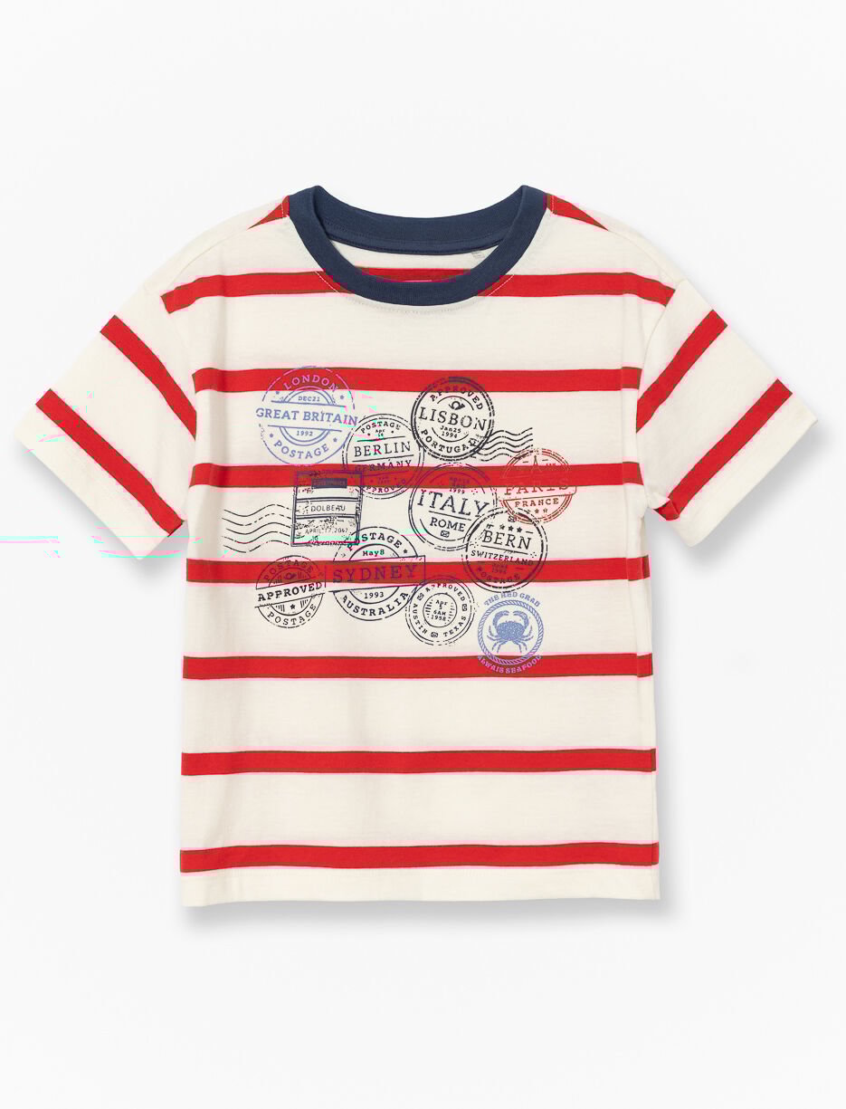 Organic Cotton Printed T-shirt - Little Boy